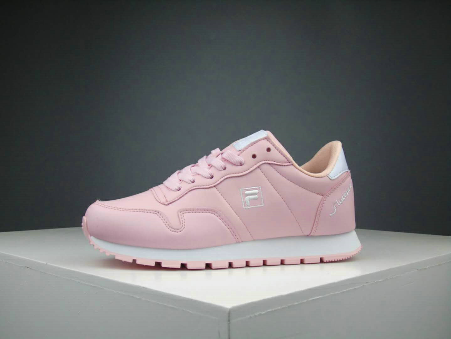 FILA Retro Shoes Leather Women Pink